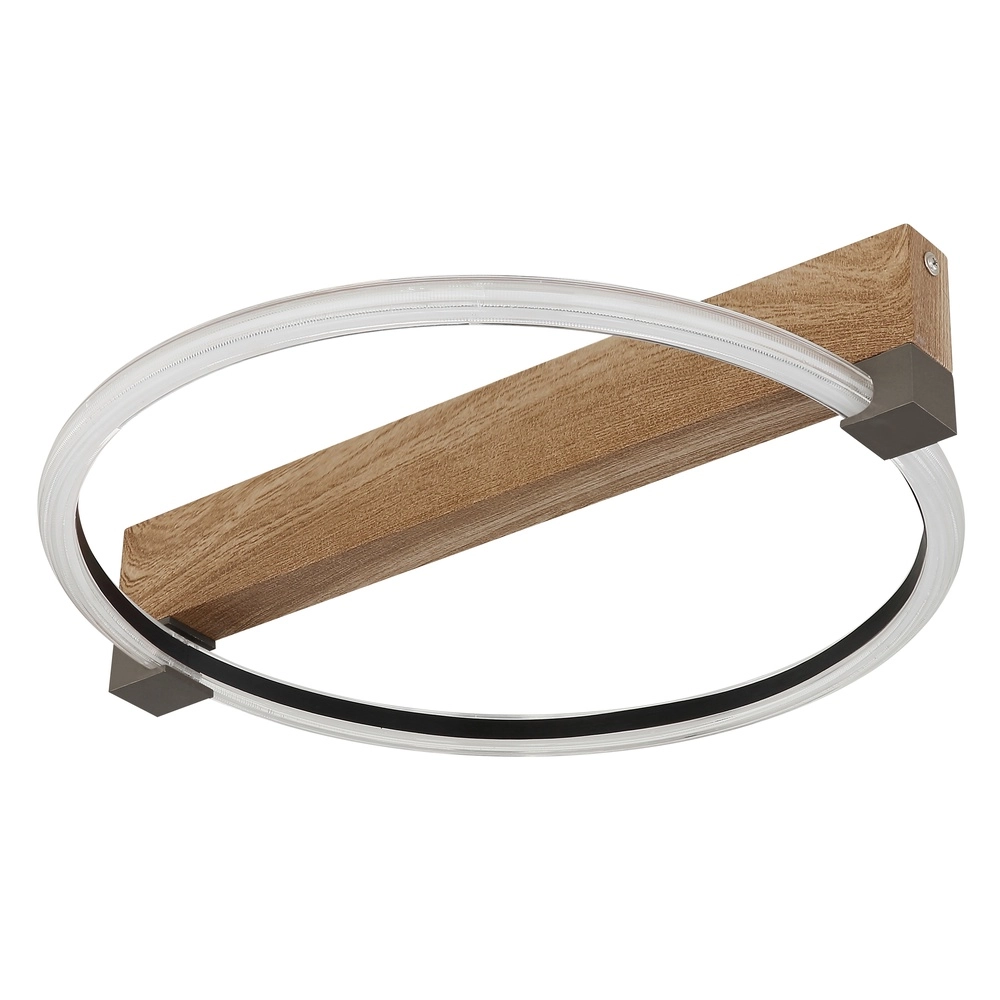 Plafondlamp Fletcher hout design Globo 9007371586288