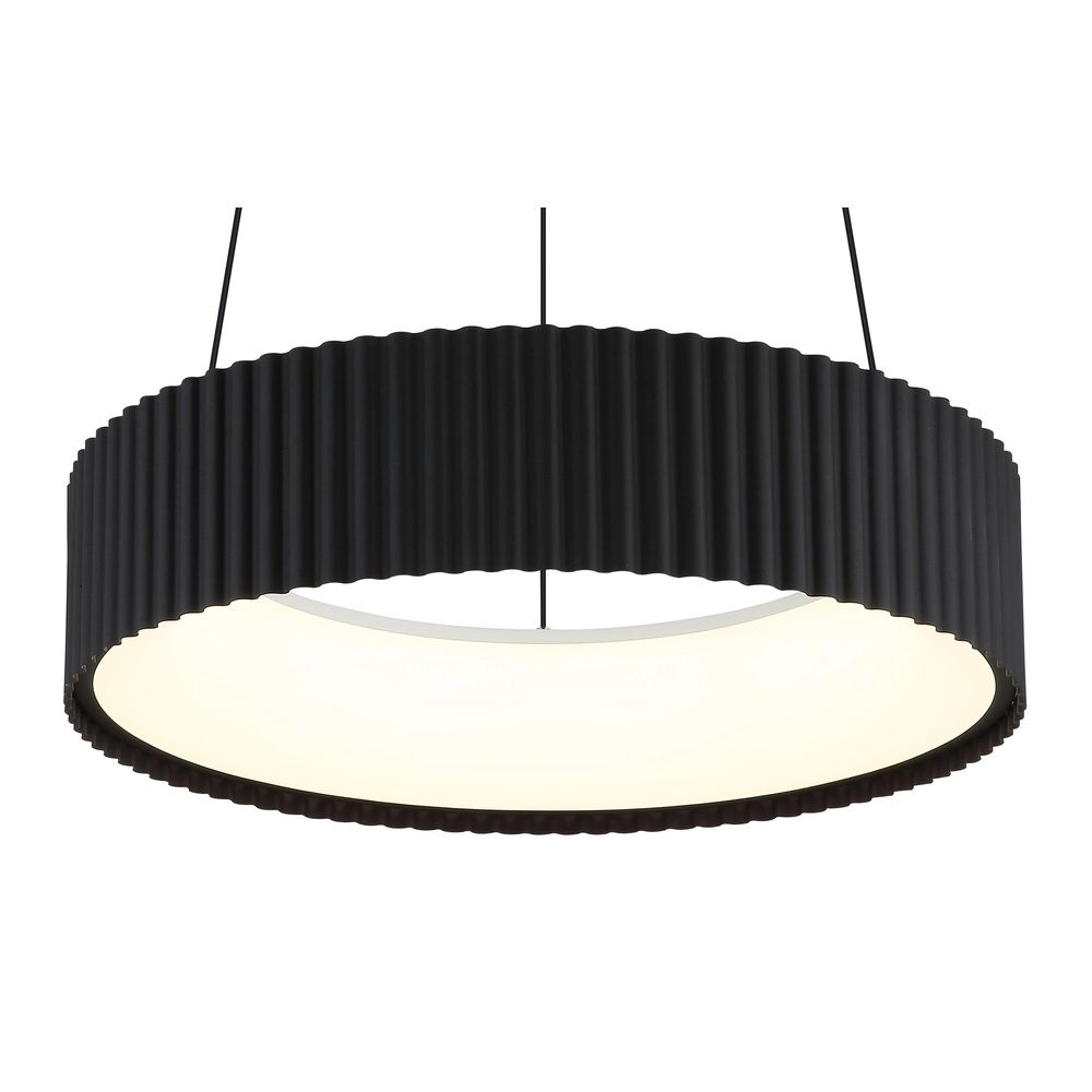 Design hanglamp Kemp zwart Ø 46cm Globo 9007371569274
