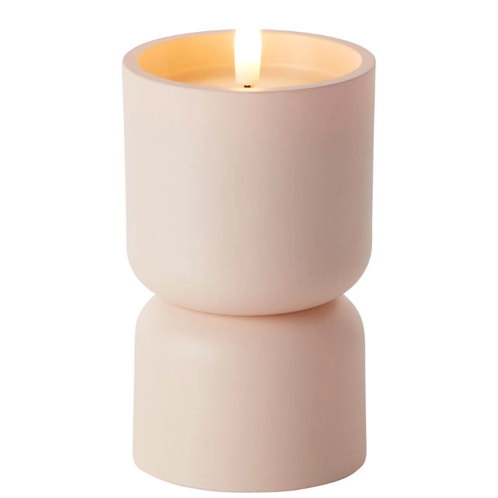 Kaarslampje Lovere crème 15cm