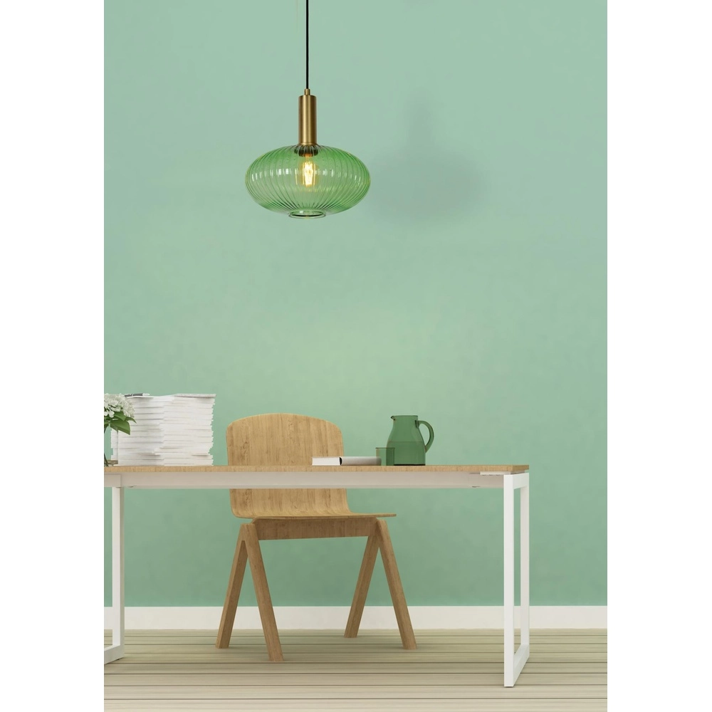 Hanglamp Maloto Ø 30cm groen Lucide 5411212451194