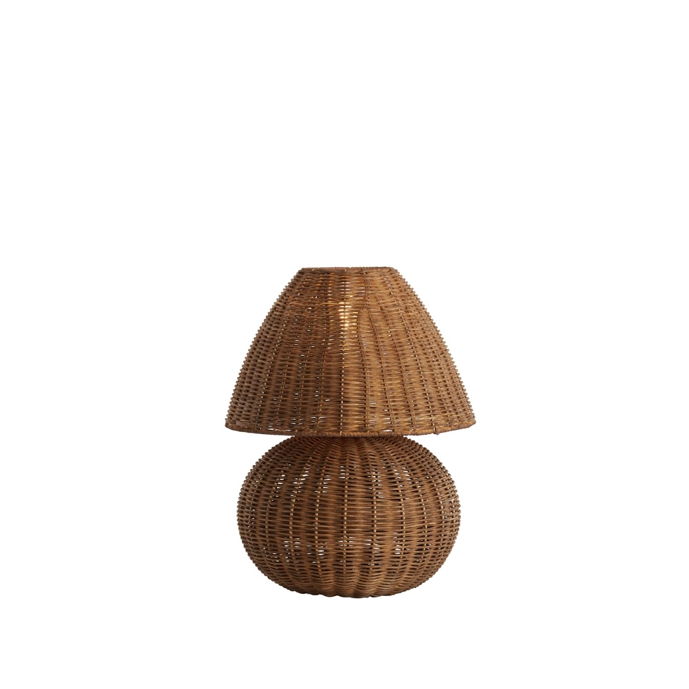 Rotan schemerlamp Mavon Ø 27,5cm - donker rotan Light & Living 8717807820510