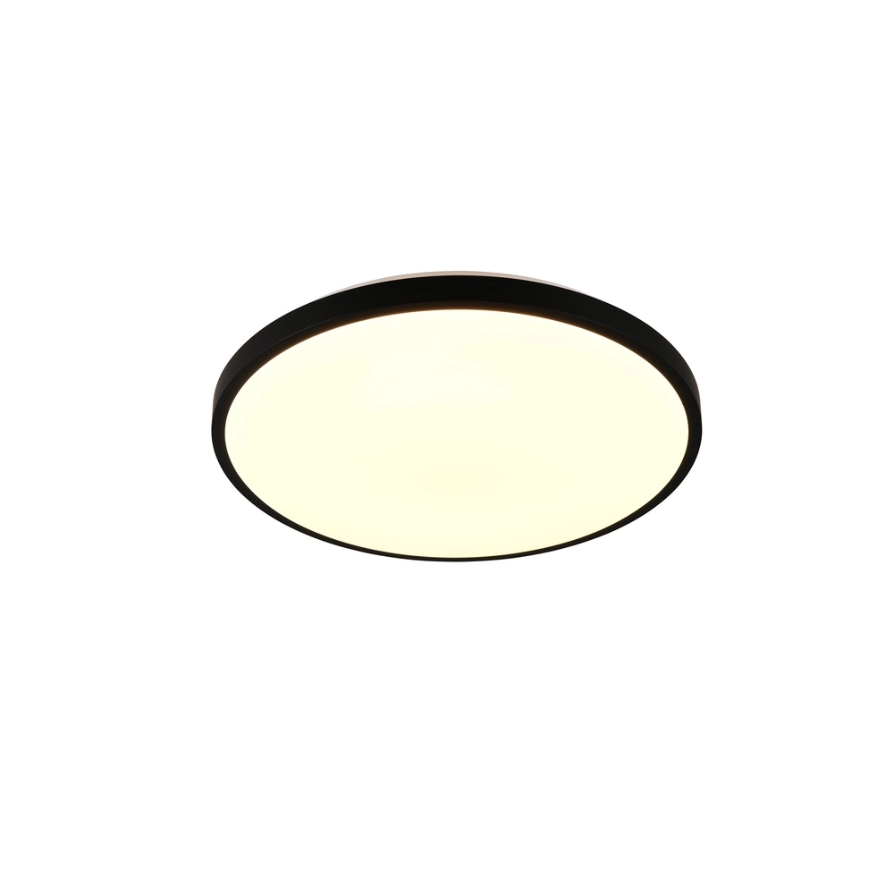 Plafonniere Slope zwart Ø 48,5cm