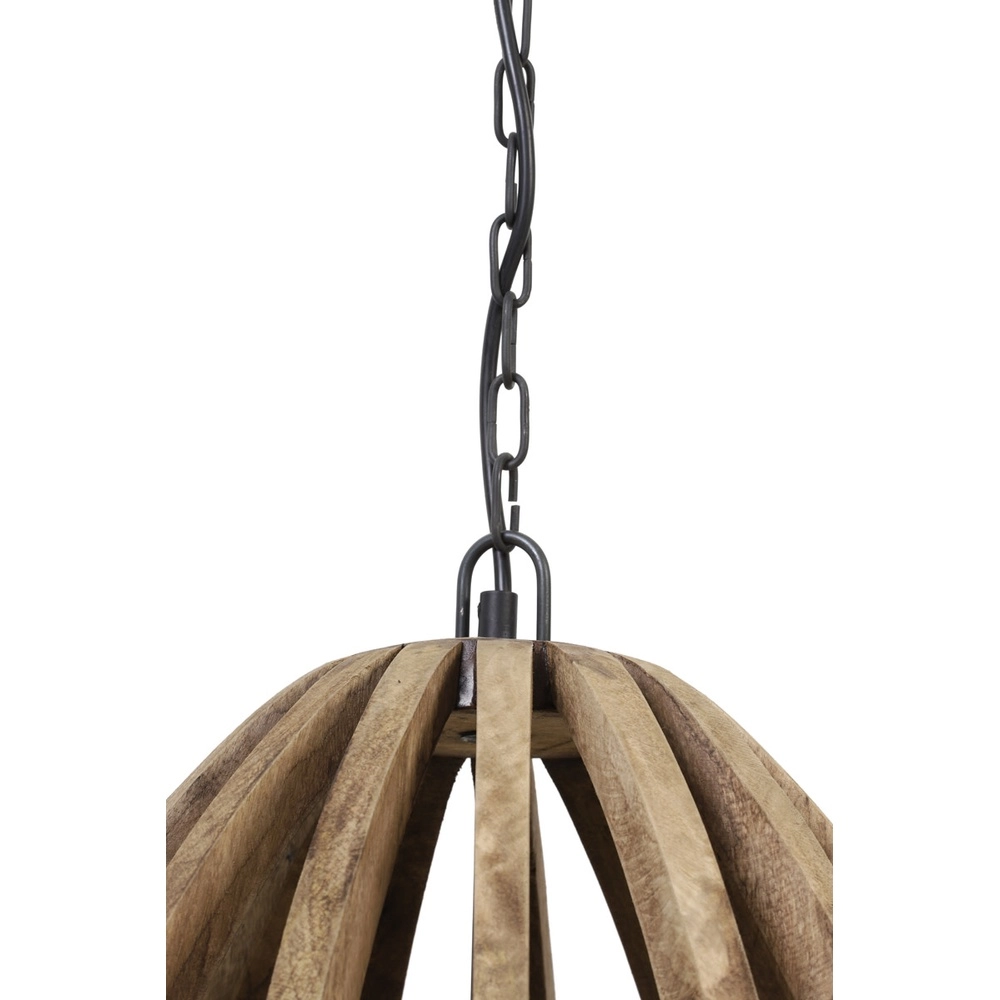 Houten hanglamp Haranka Ø 47cm Light & Living 8717807293321