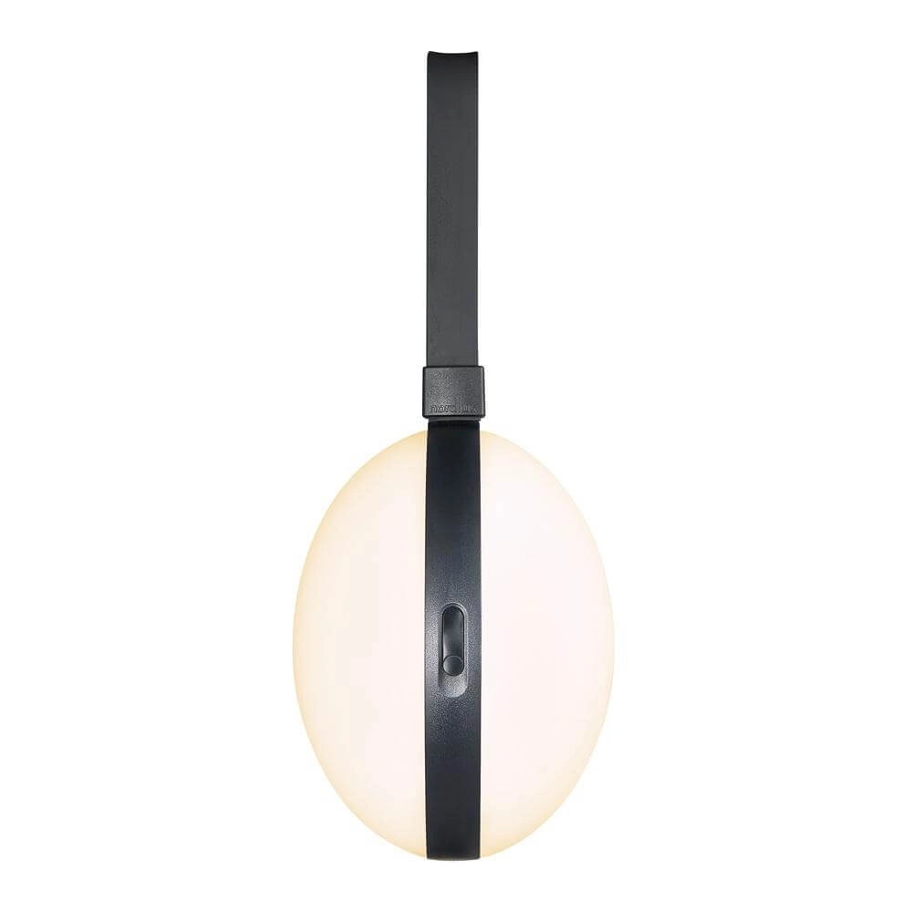 Strak tafellampje Bring To-Go zwart Ø 16cm Nordlux 5704924010552
