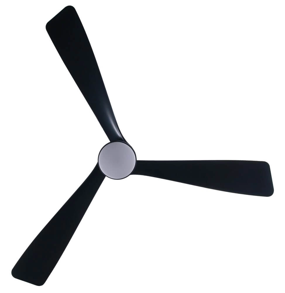 Zwarte plafondventilator met lamp Peregrine Ø 142cm Beacon 9333509165316