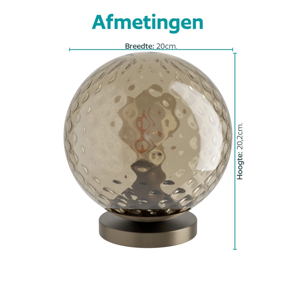 Tafellamp Rondo 2 donker brons Eglo 9008606390229