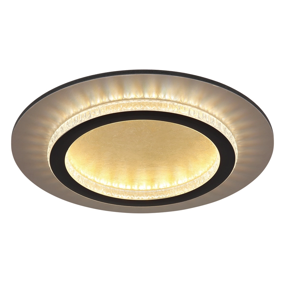 Plafondlamp Jayden zwart Ø 35cm