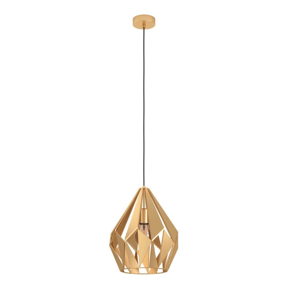 Gouden hanglamp Carlton Ø 31cm