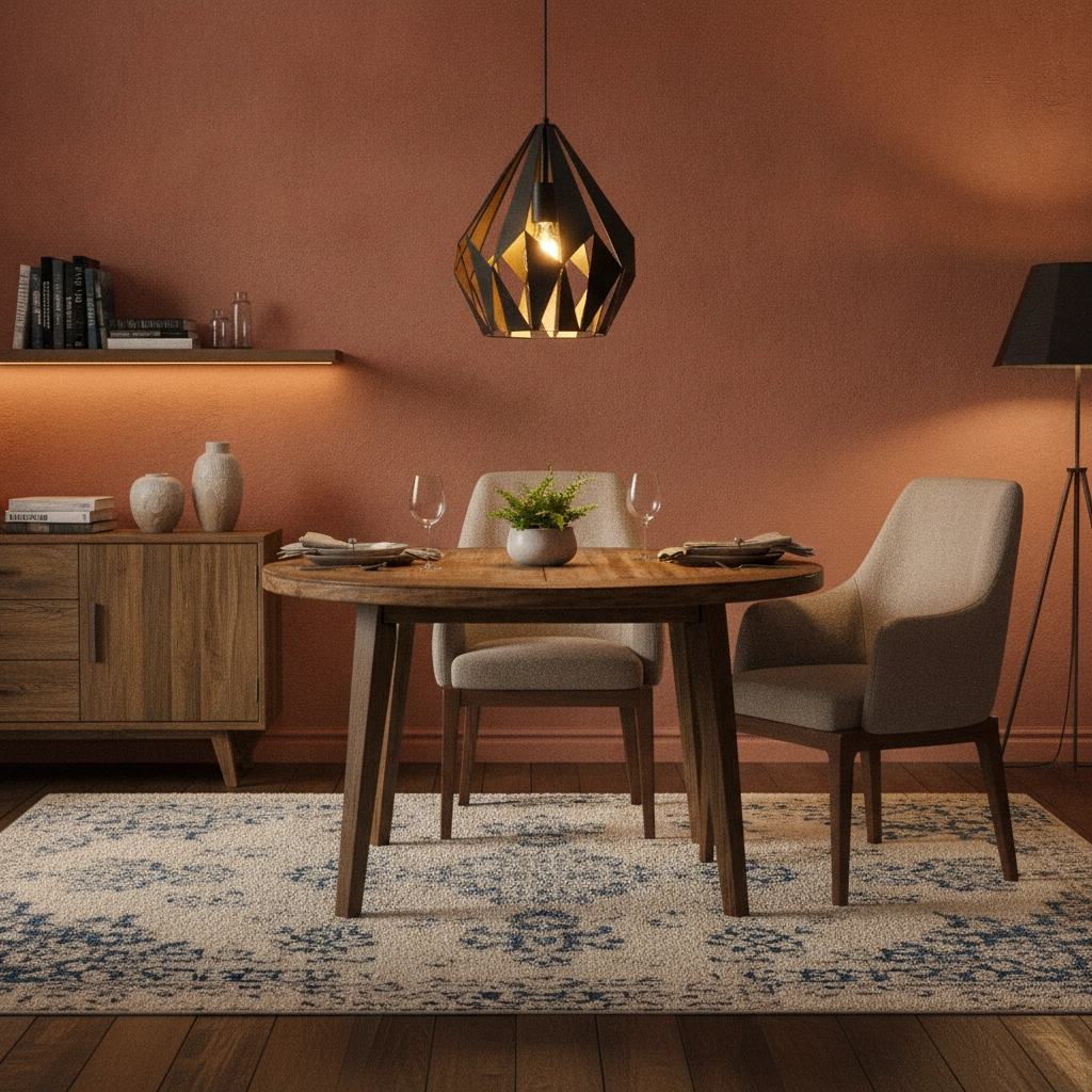 Hanglamp Carlton 1 31cm zwart met goud