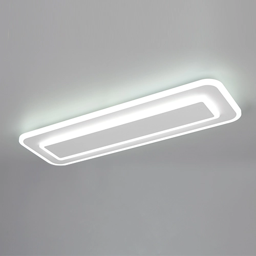 Moderne plafondlamp Riva wit 60cm Trio 4017807682915