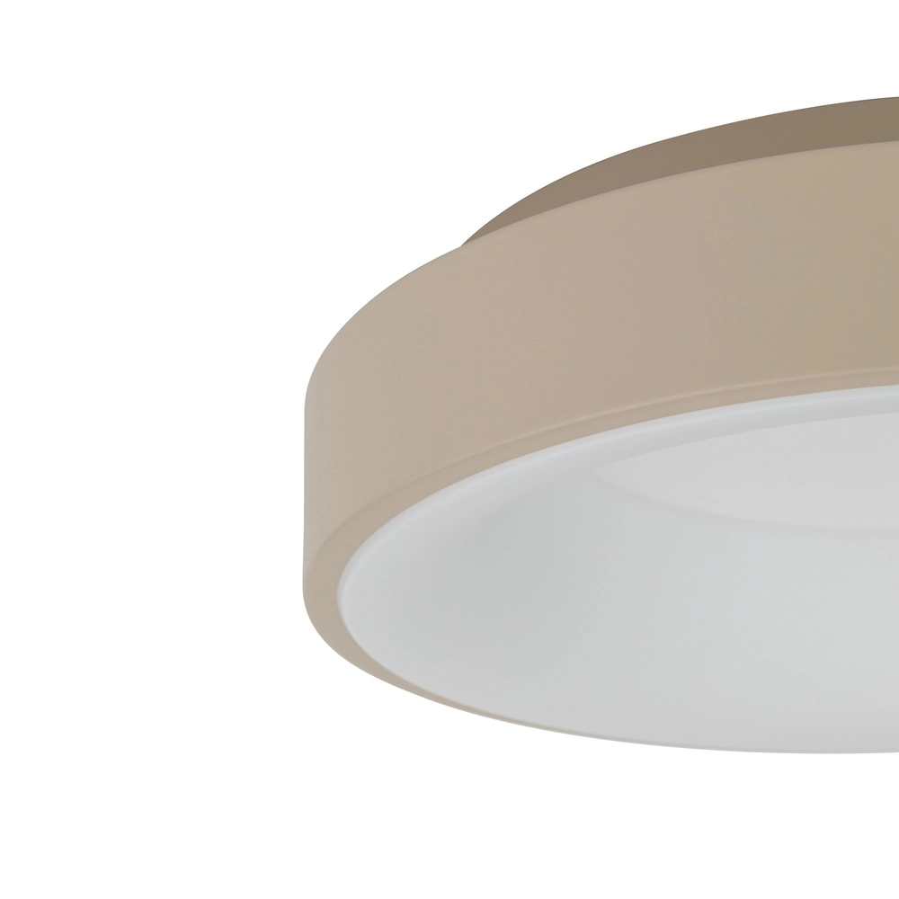 Plafondlamp Nikki Led zand bruin Ø 38cm - 3000K Lyora 5903139123631