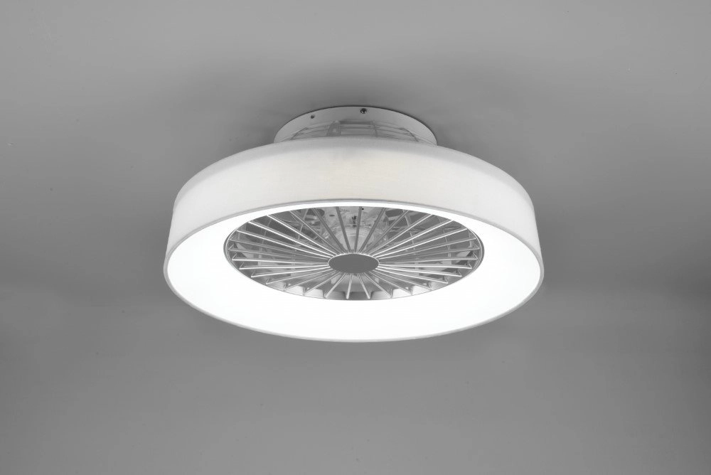 Led plafondventilator Farsund 47cm wit Trio 4017807491074
