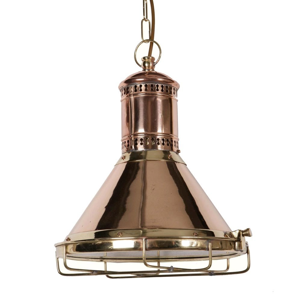 Industriële hanglamp Freigther antiek koper (ANT)