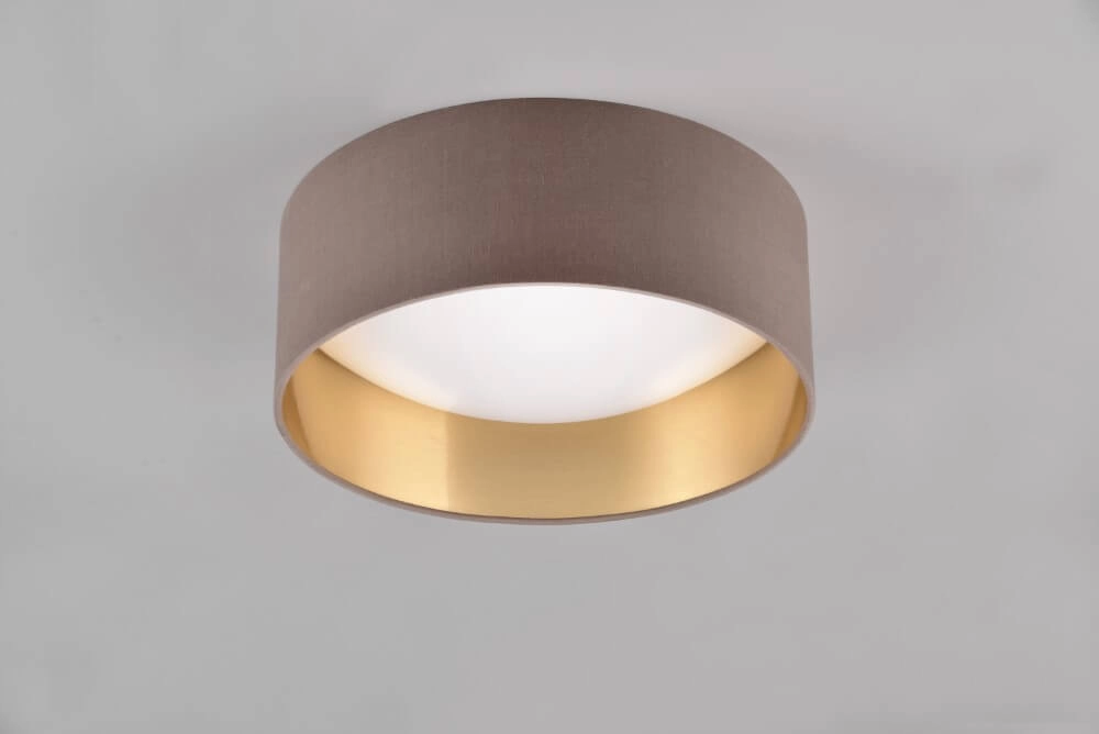 Plafondlamp Locarno taupe Trio 4017807574388
