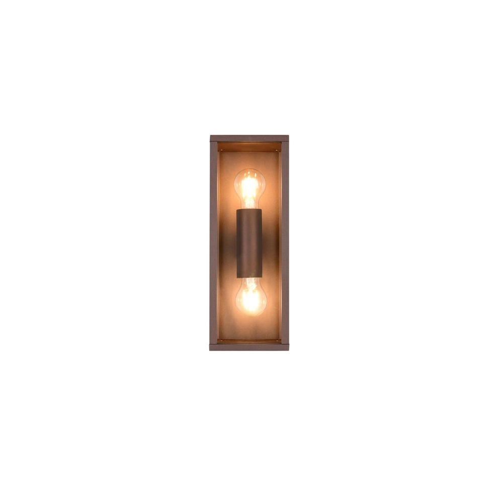 Moderne wandlamp Garonne M roestbruin Trio 4017807687392
