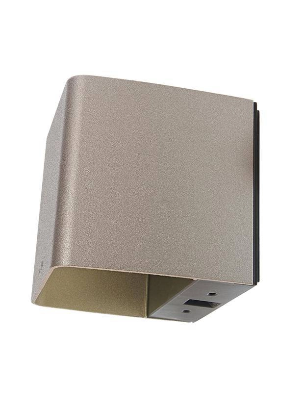 Up - downlighter Ace Up - Down 230 volt 2x3,5w - 3000K - 10cm rose silver In-lite 8717051003578