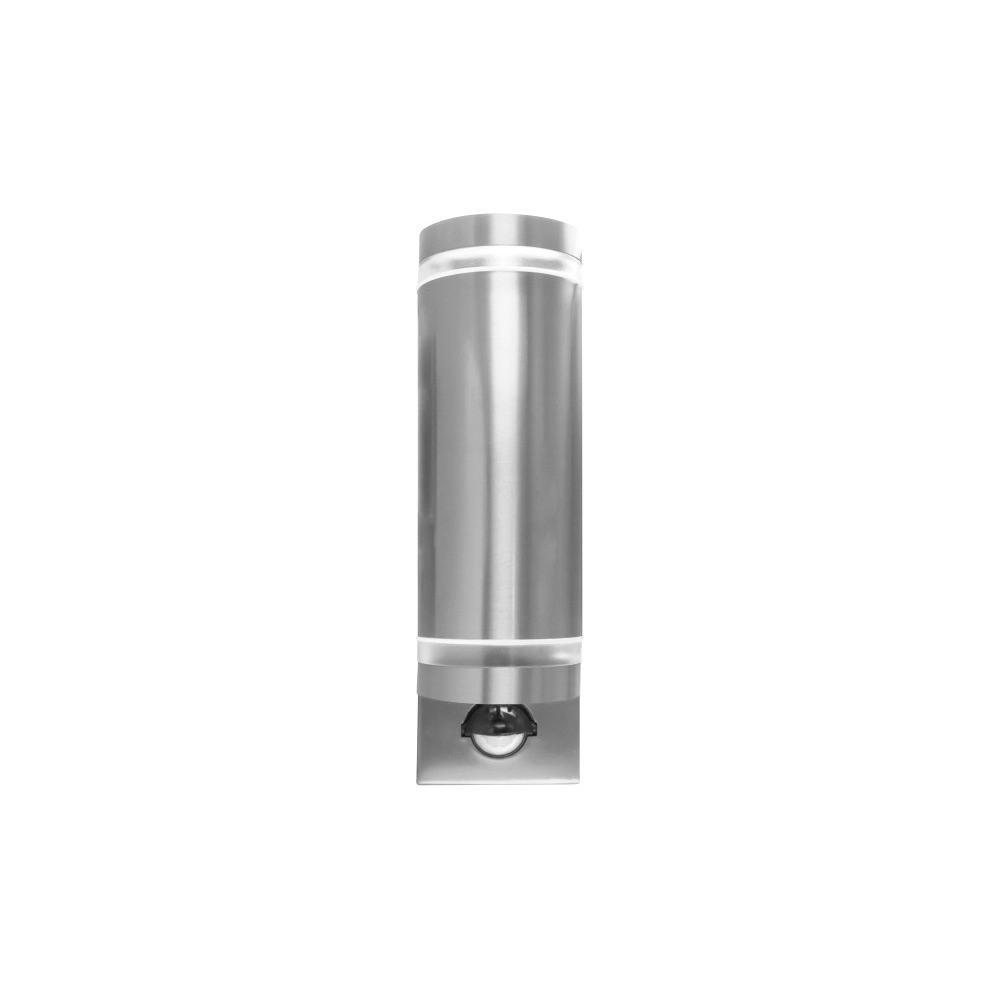 Dubbele wandspot met sensor Opden RVS - 2x GU10 Lyora 5055788285663