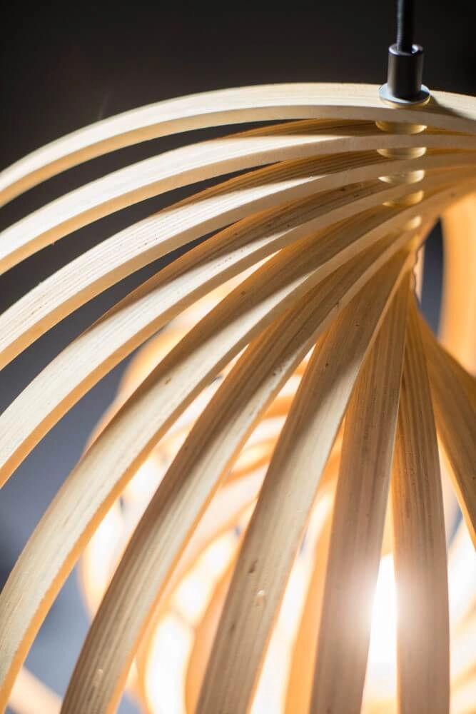 Houten hanglamp Woody Ø 59cm ETH 8720195305330