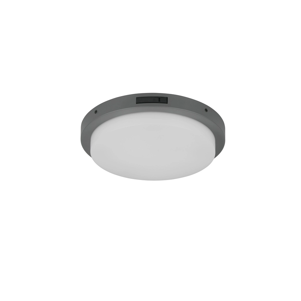 Plafondlamp Bermejo rond antraciet Trio 4017807648348