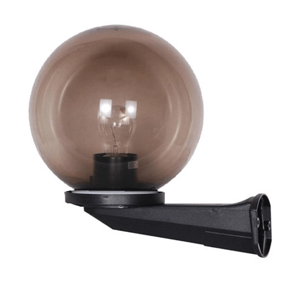 Globelamp Bolano 30cm muur smoke