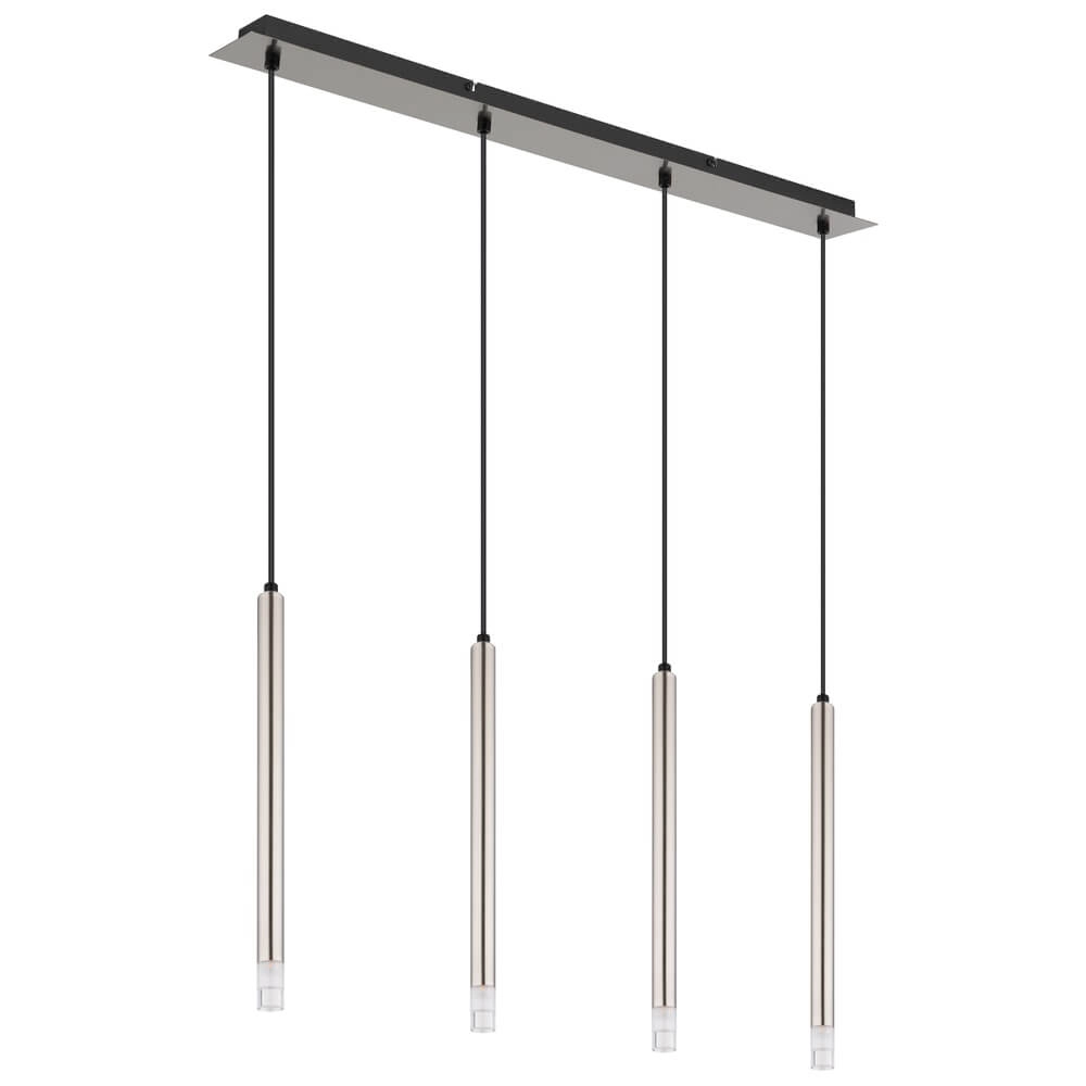 Design hanglamp Ryan 4-lichts nikkel Globo 9007371487042