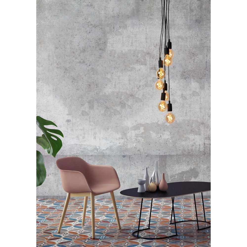 7-lichts hanglamp Fix zwart Lucide 5411212082879