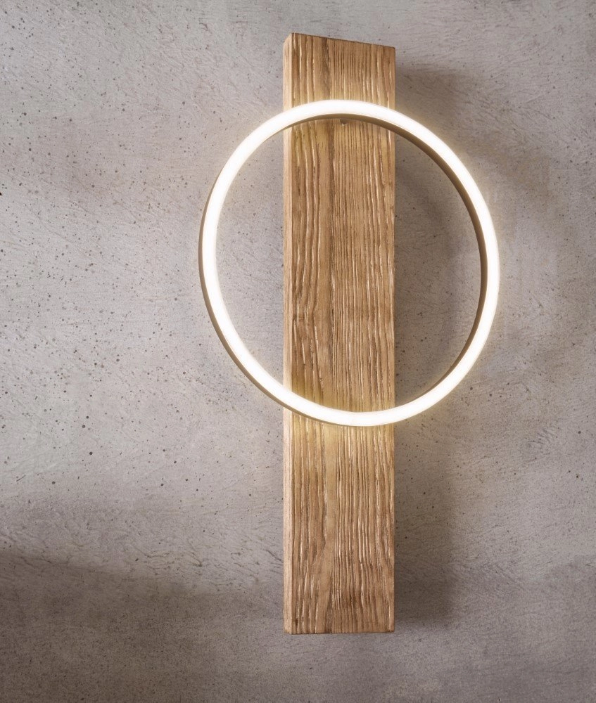 Houten wandlamp Boyal Eglo 9002759993535