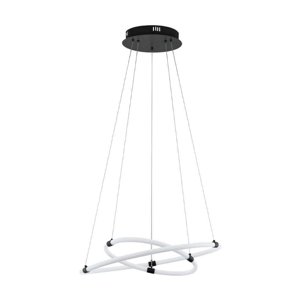 Design hanglamp Banderillas wit met zwart