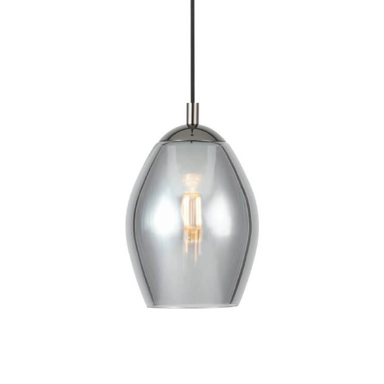 Smoke glazen hanglamp Estanys Ø 19cm