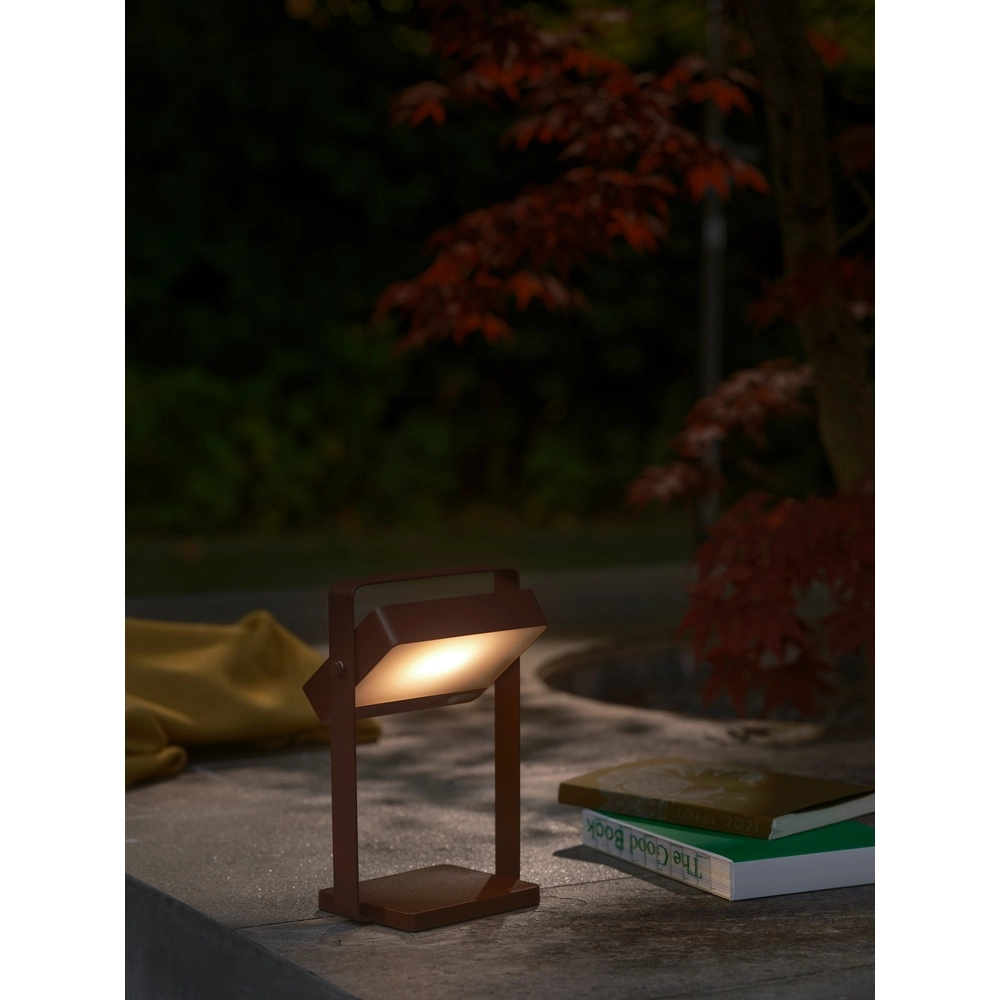 Roestbruine Saulio Solar  tafellamp
