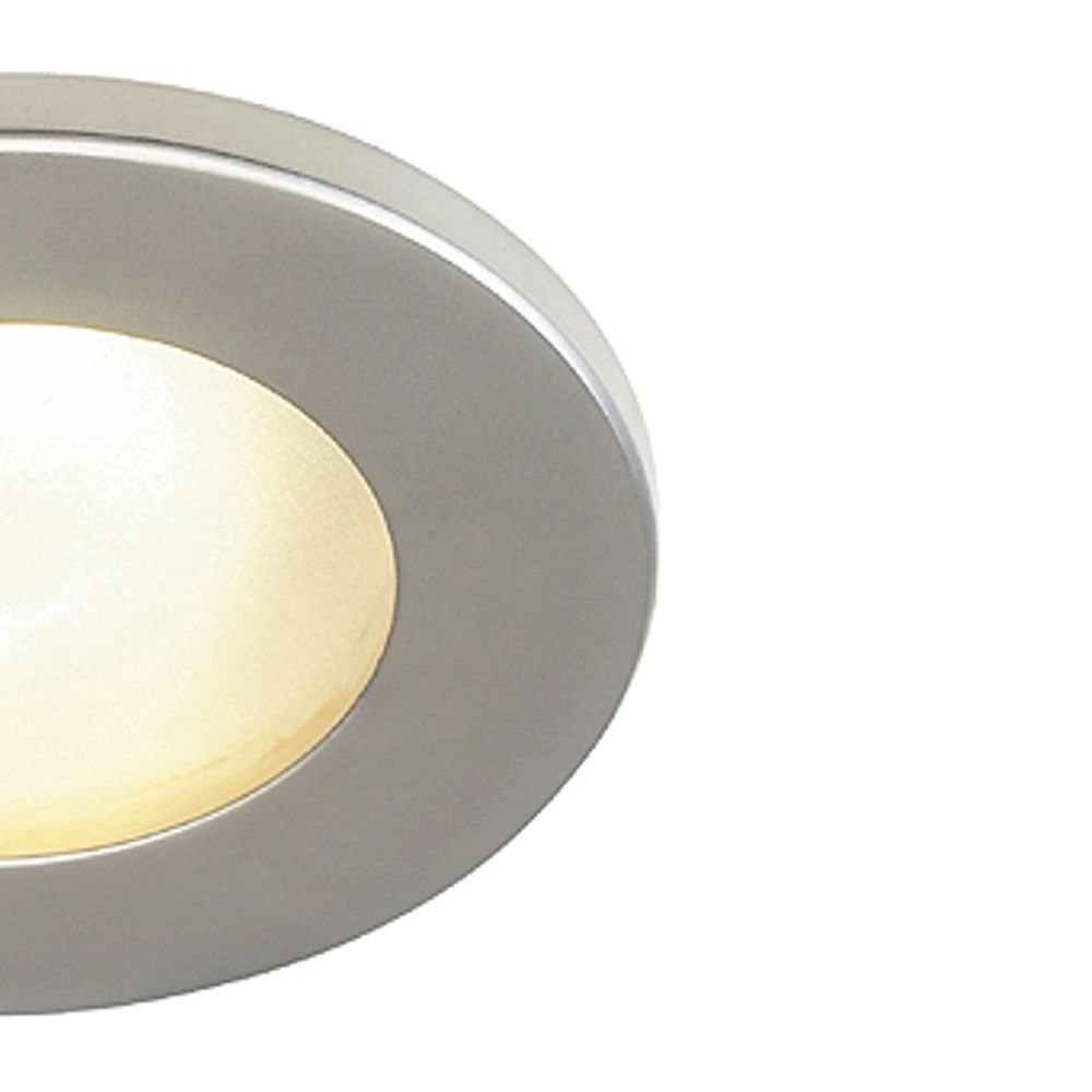 Veranda led inbouwspot Dolix Out GU10 Round voor buiten titaan SLV 4024163194853