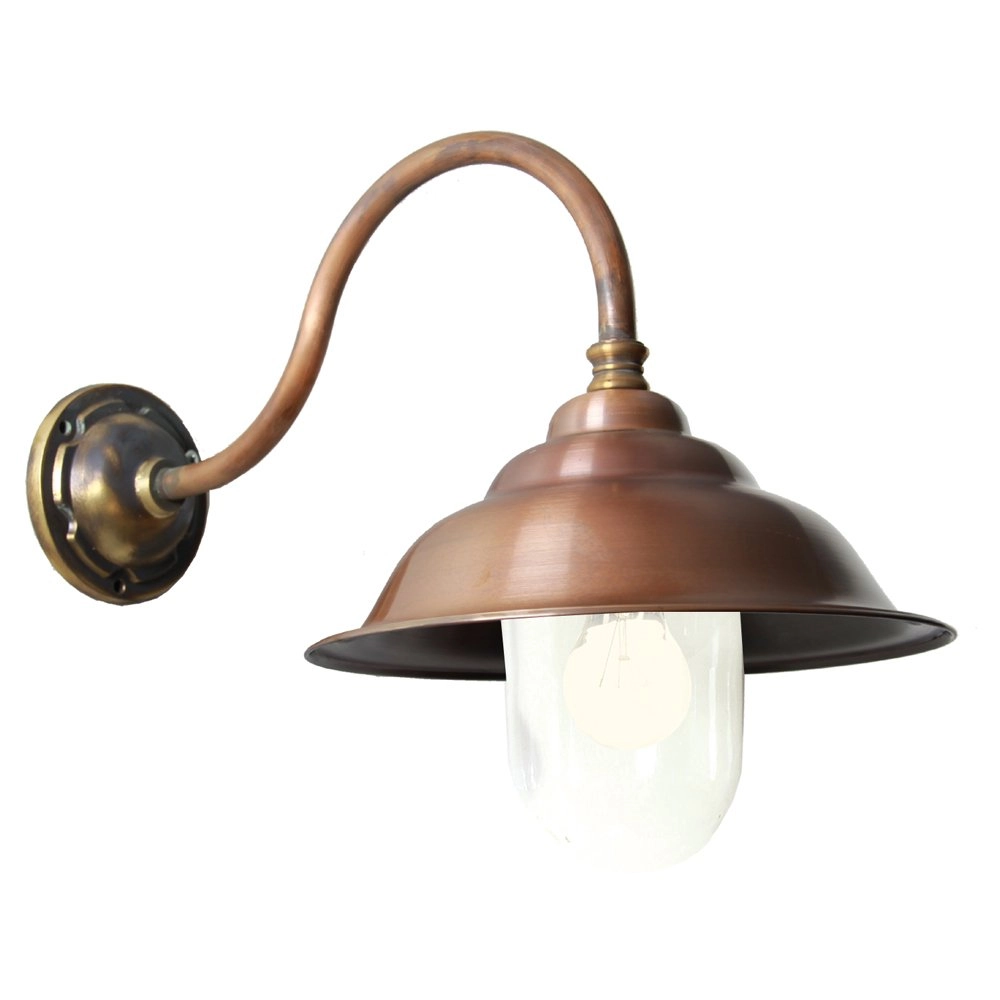 Landelijke buitenlamp Savoye II recht