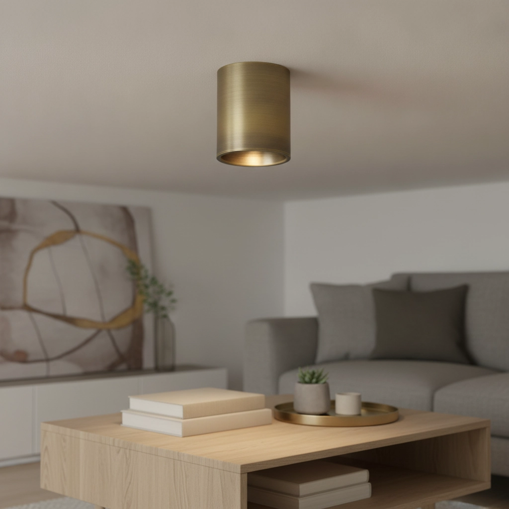 Plafondspot Moreno antiek brons