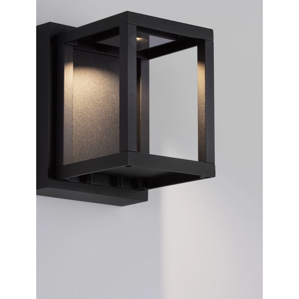Zwarte wandlamp Prive 13cm Lyora 5212017453136