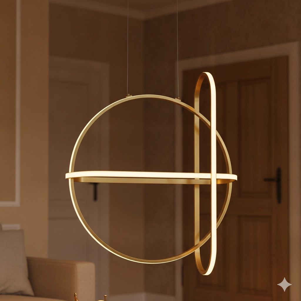 Design hanglamp Arte goud rond