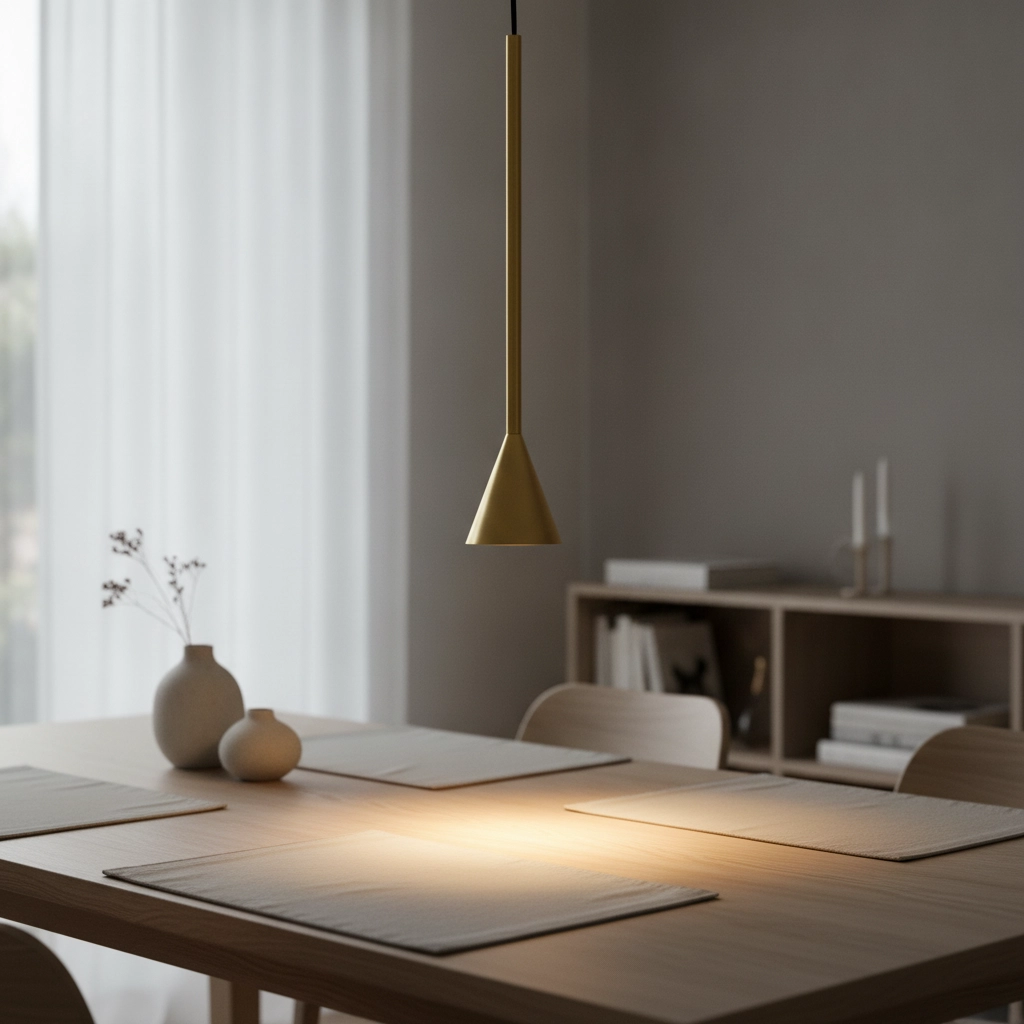Hanglamp Net enkel goud