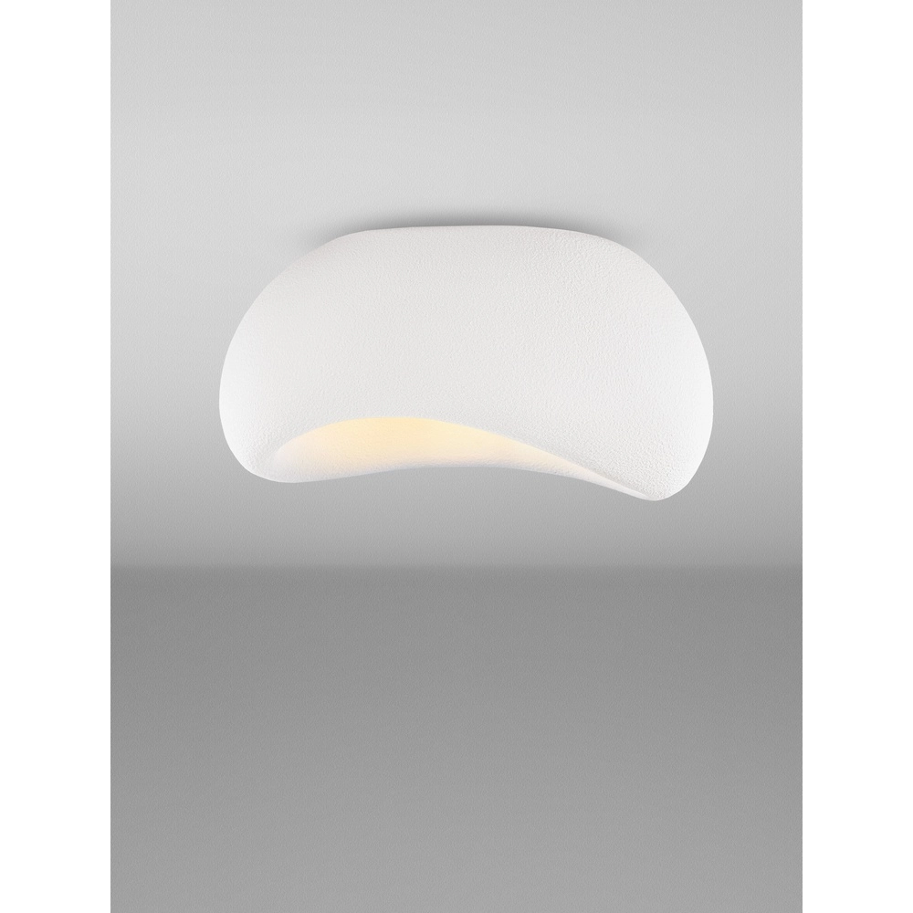 Natuurlijke plafondlamp Aere wit 50cm Lyora 5212017460813