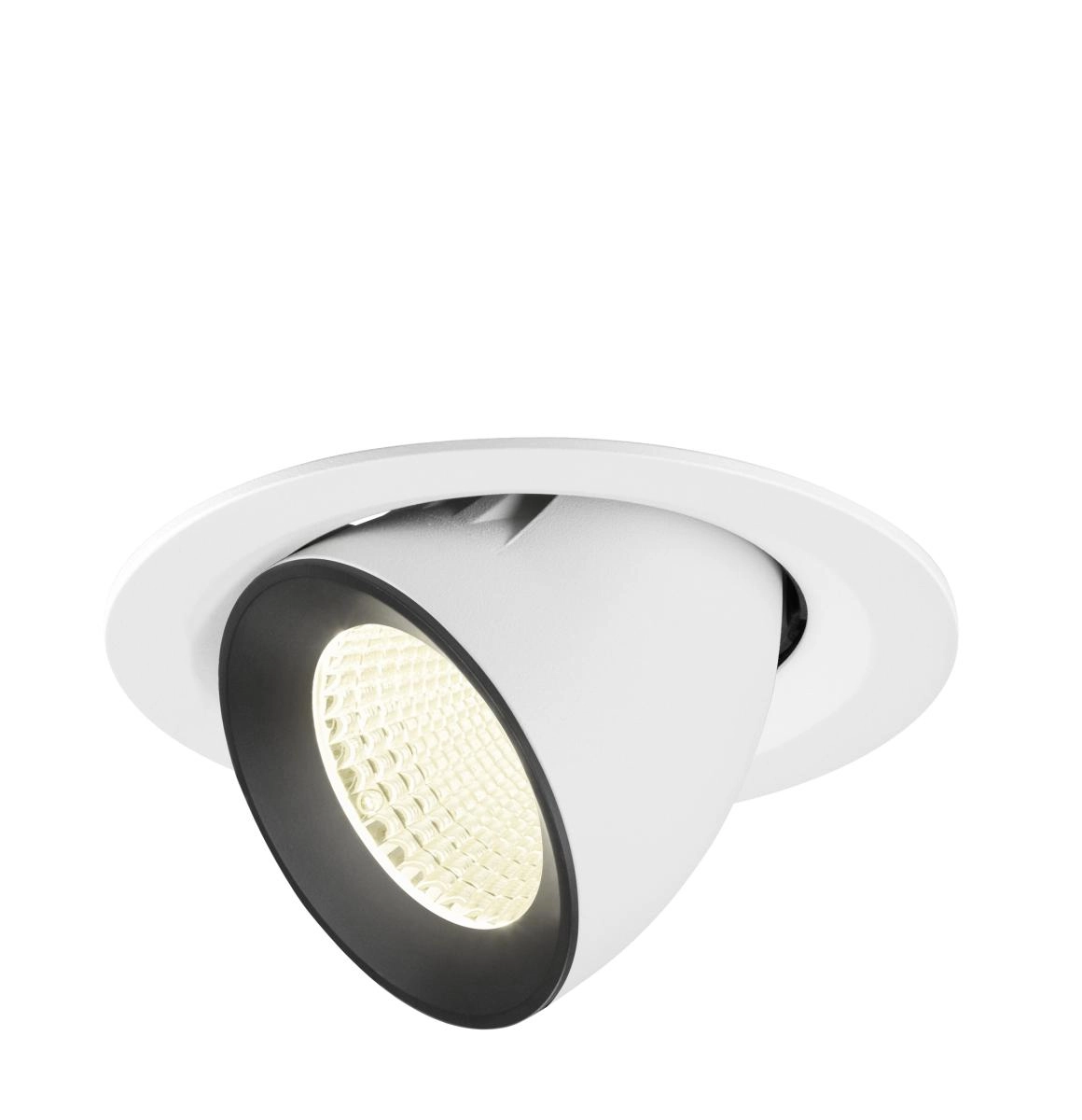 Inbouwspot Numinos Gimble M wit/zwart 4000K - 40gr