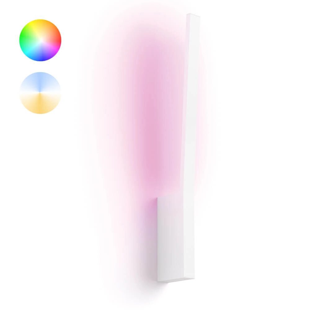 Wandlamp Backlight Hue Liane - White and Color wit