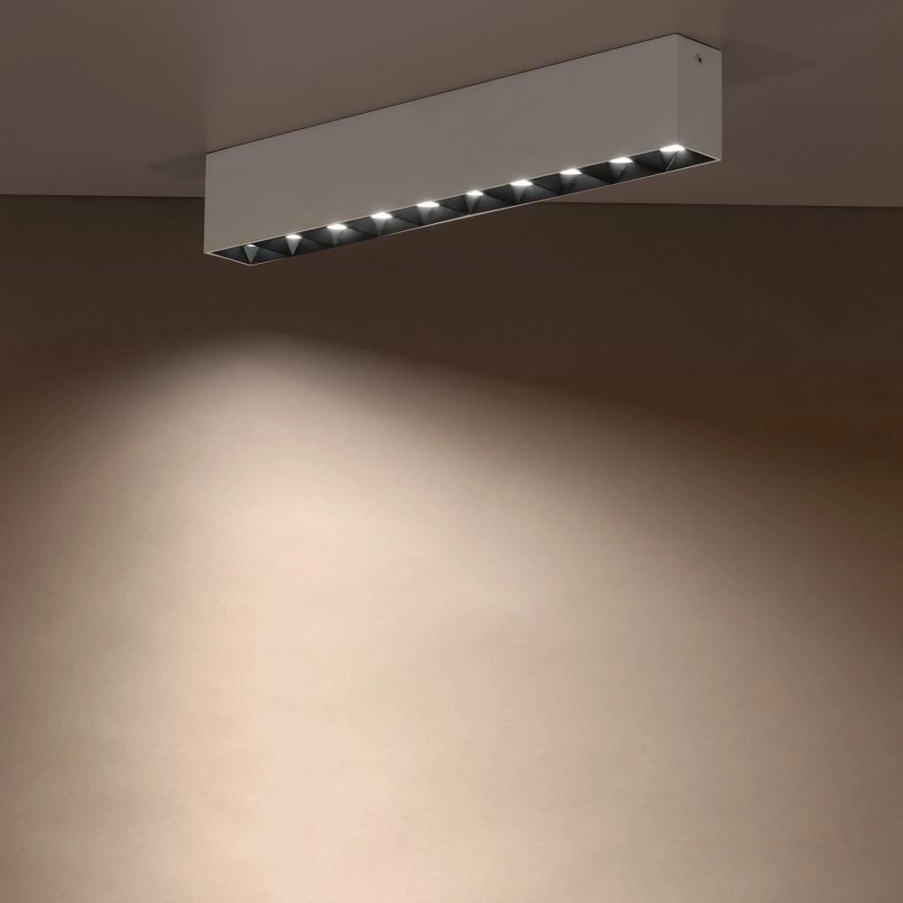Witte opbouwspot Midi Led 10x1 leds - 3000K Lyora 5903139100502