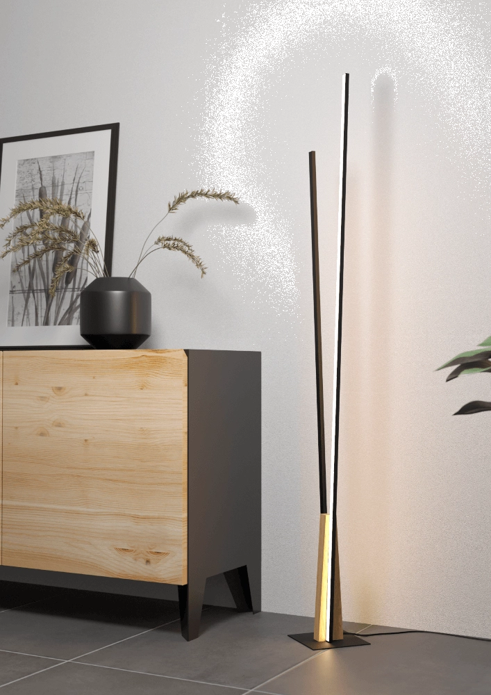 Moderne staande lamp Panagria met led Eglo 9008606244270