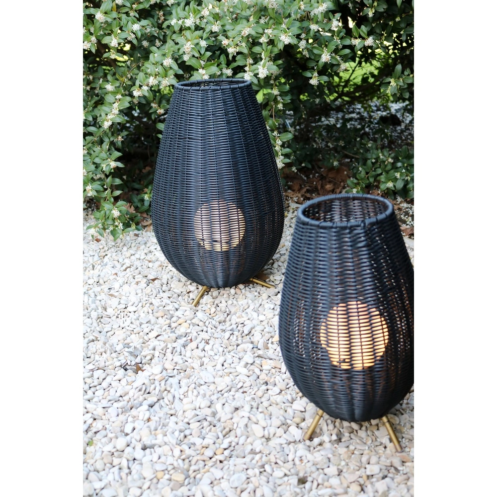 Oplaadbare tafellamp Colin Ip44 zwart Lucide 5411212031846