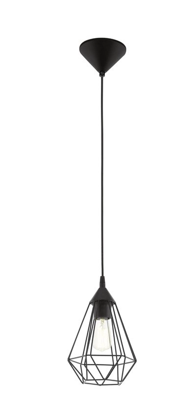 Hanglamp Tarbes 17cm zwart Eglo 9002759941871
