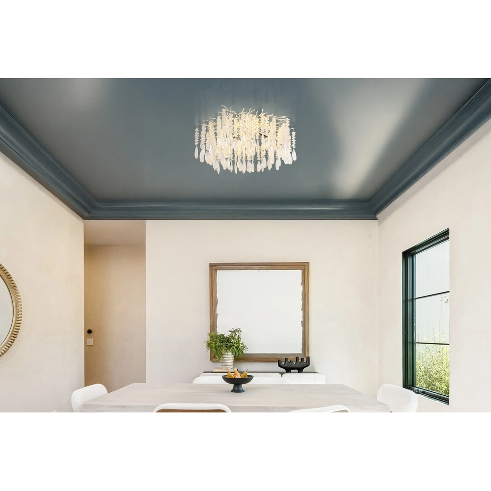Plafondlamp Kinga zilvergrijs Ø 60cm Globo 9007371578979