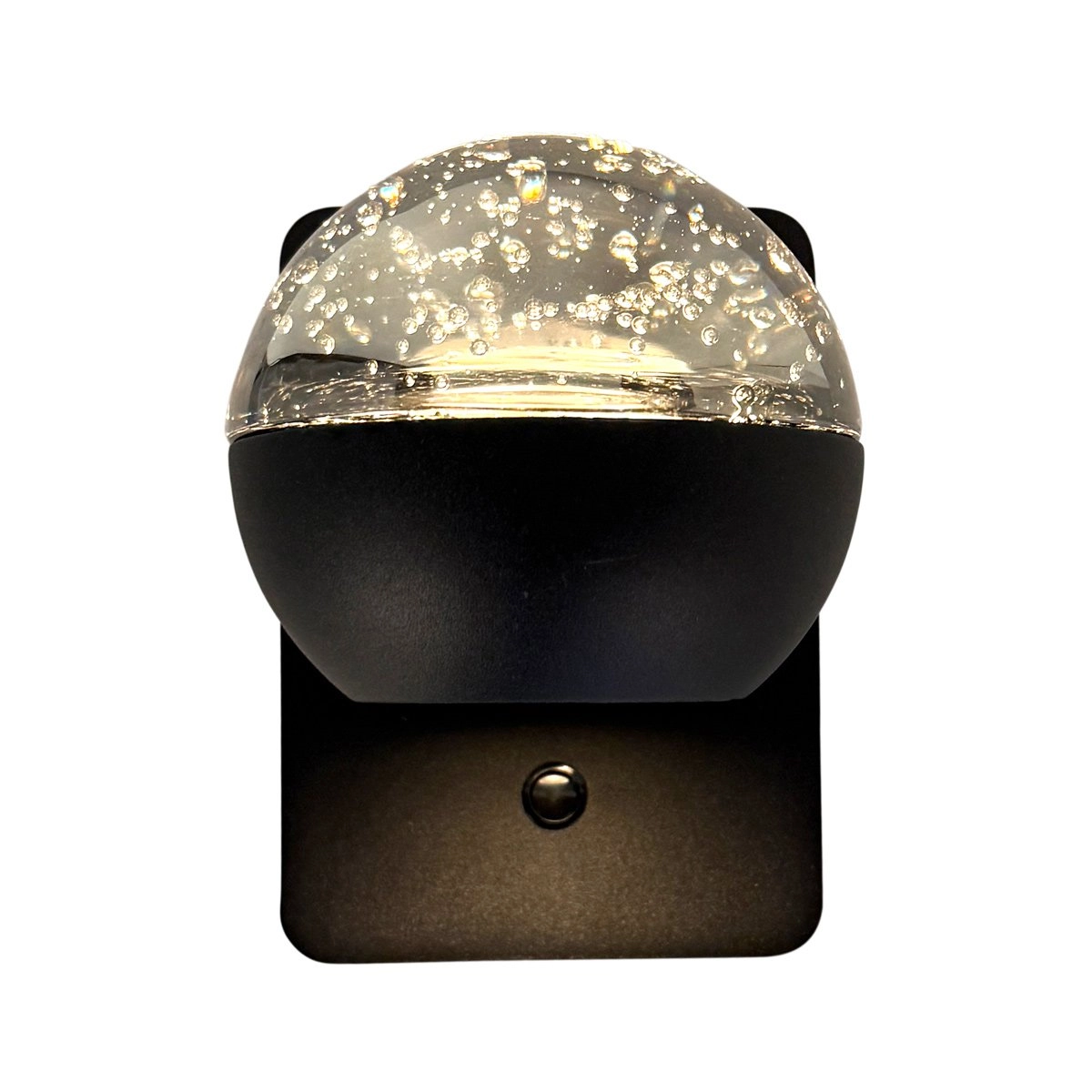 Led wandlamp Belluno zwart met glas - dimbaar Steinhauer 8712746183948
