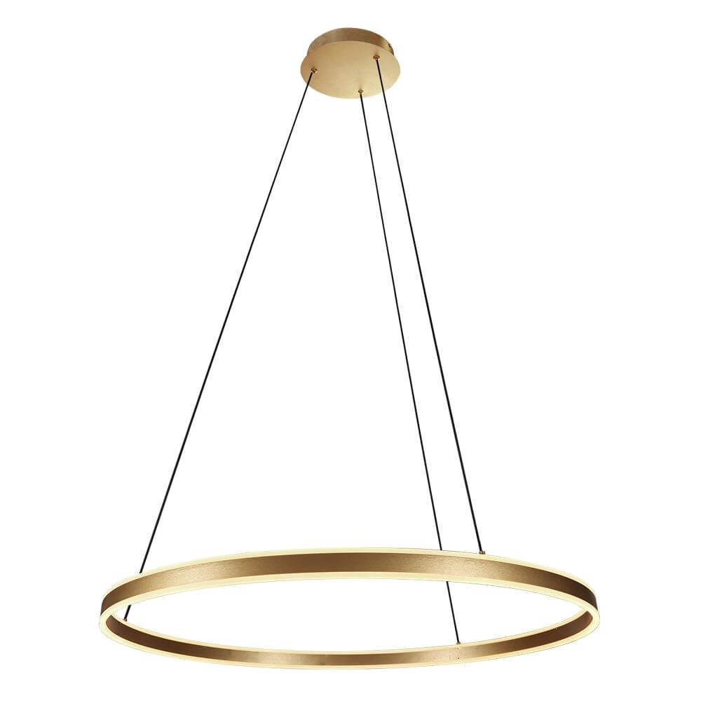 Design hanglamp Ringlux goud Ø 80cm