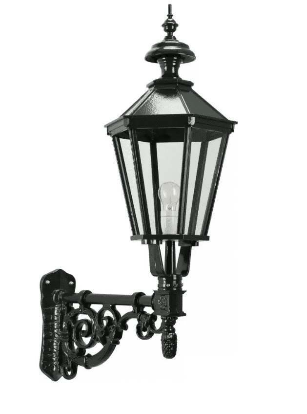 Nostalgische buitenlamp Lisse zwart