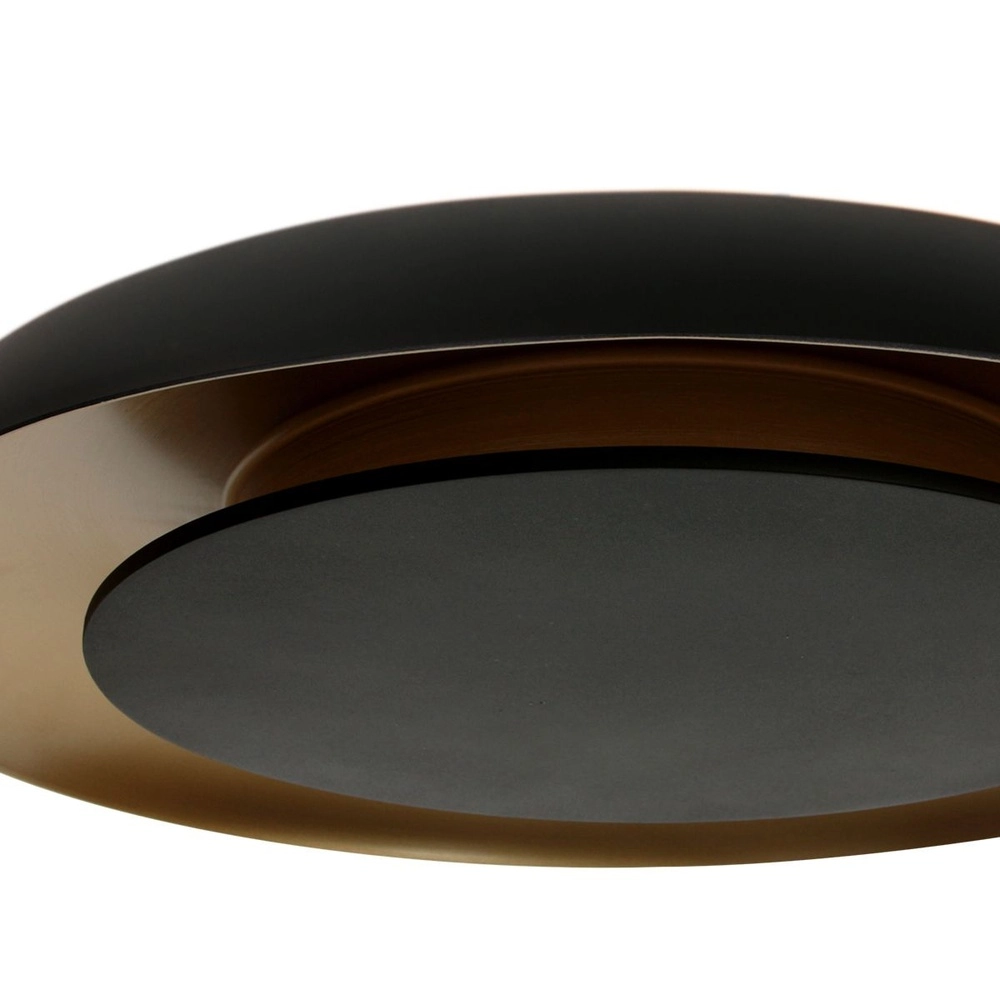 Plafonniere Golden Veil zwart Ø 40cm Steinhauer 8712746180299
