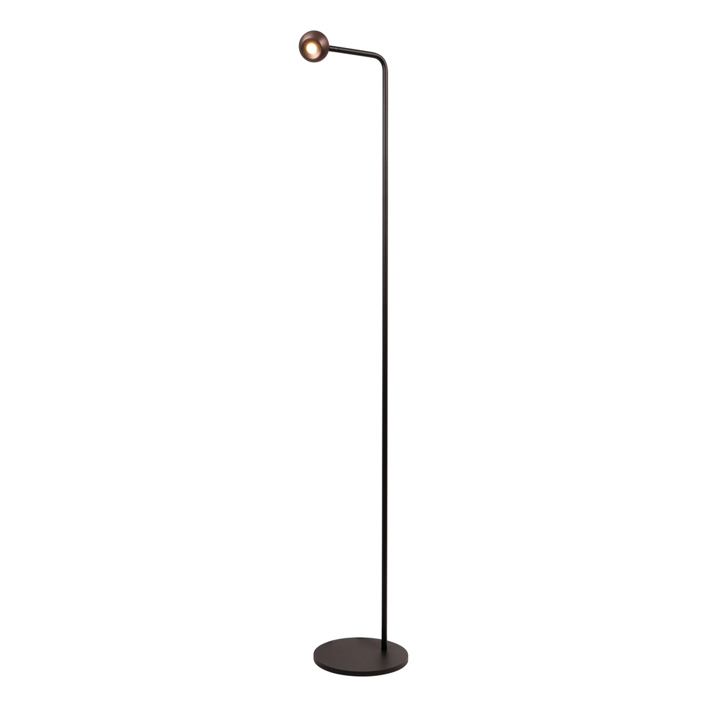 Design vloerlamp Montana koffie bruin