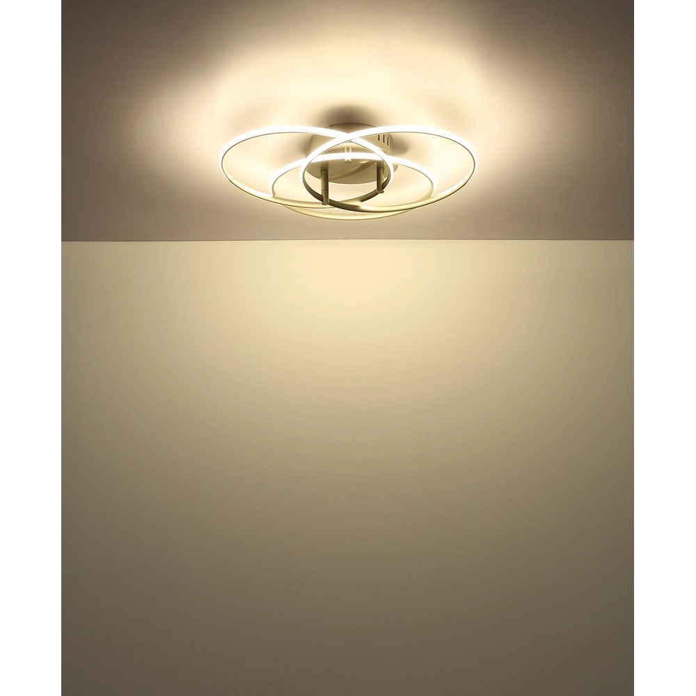 Design plafondlamp Kombos nikkel Globo 9007371533473